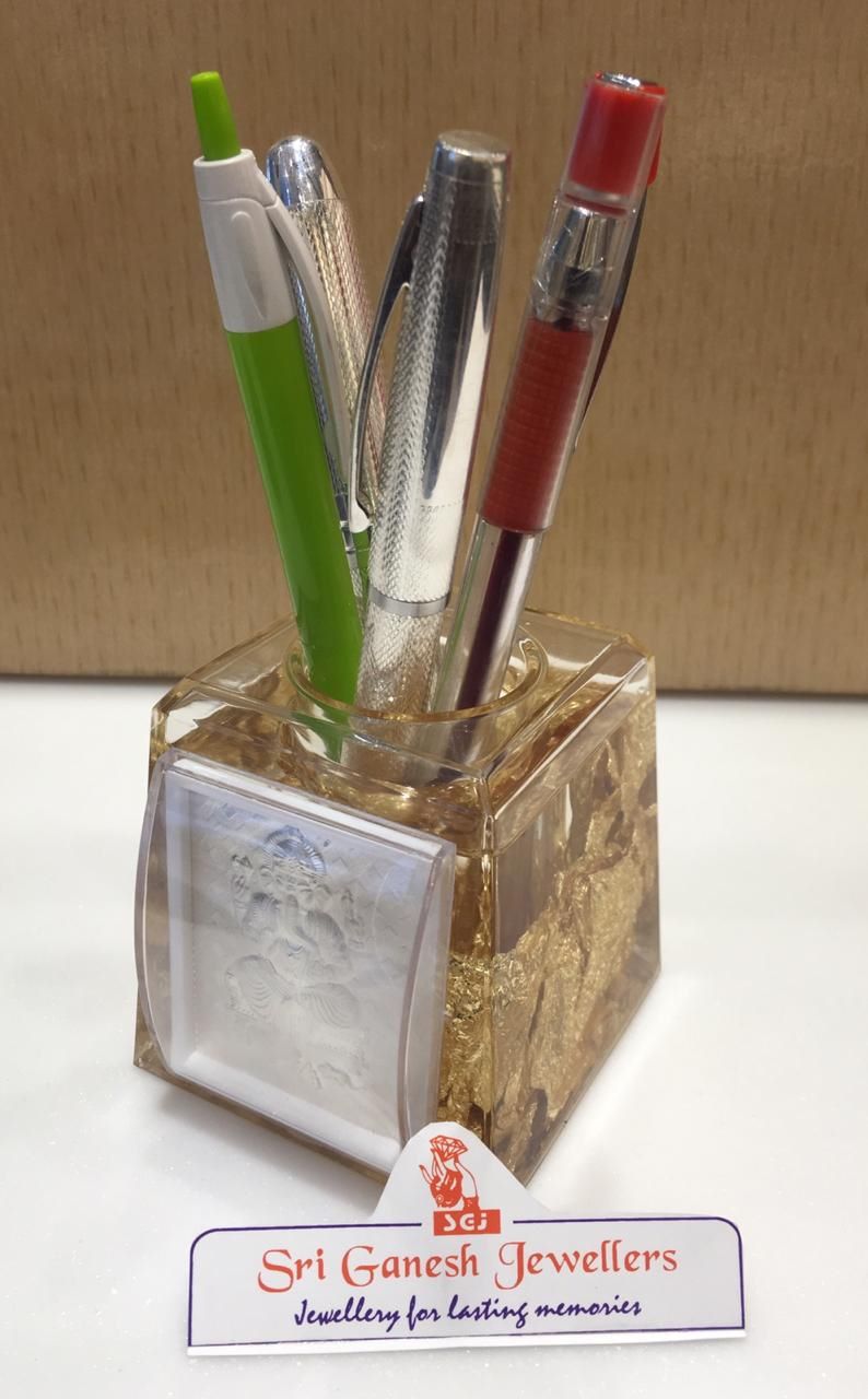 Silver Pen Stand